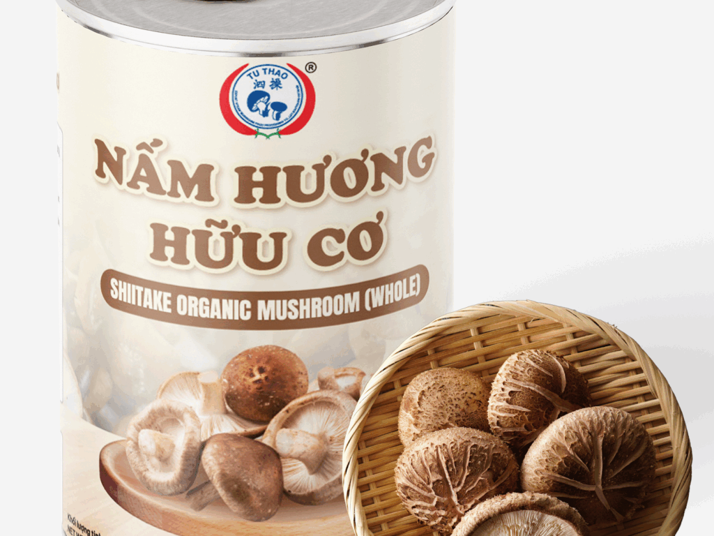 Nấm Hương Nguyên Đóng Hộp