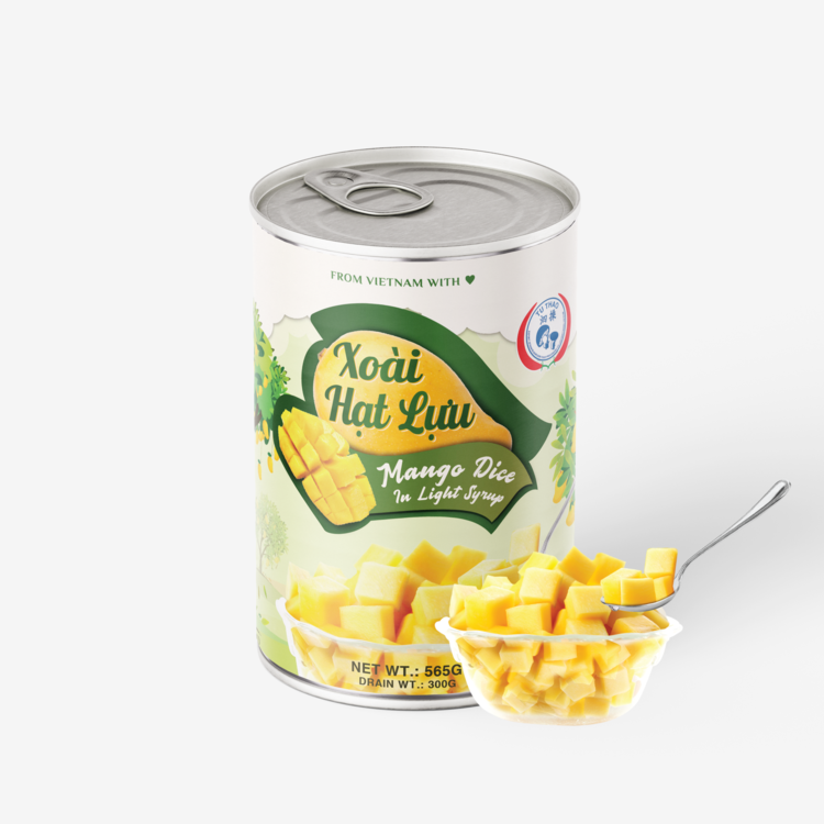 Xoài miếng đóng lon