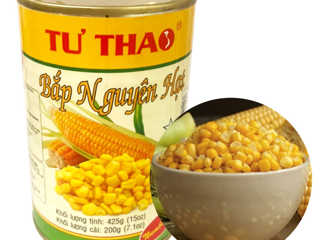 Bắp non nguyên hạt đóng lon